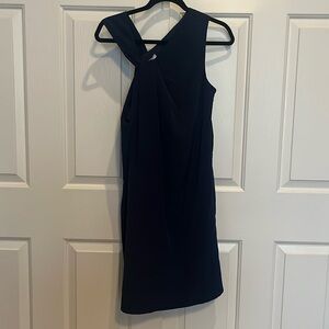 Halston women’s dress navy size small brand new with tags